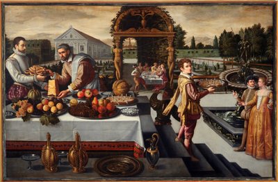Outdoor Banquet by Lodewijk Toeput