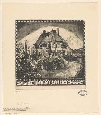 Het Maereltje by Lodewijk Schelfhout (signed by artist)