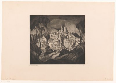 Les Angles II by Lodewijk Schelfhout (signed by artist)