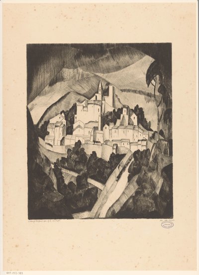 Les Angles I by Lodewijk Schelfhout (signed by artist)