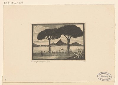 Two Trees by Lodewijk Schelfhout (signed by artist)