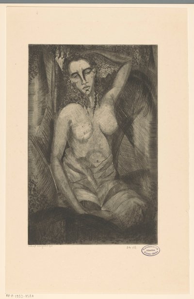 Seated Woman by Lodewijk Schelfhout (signed by artist)