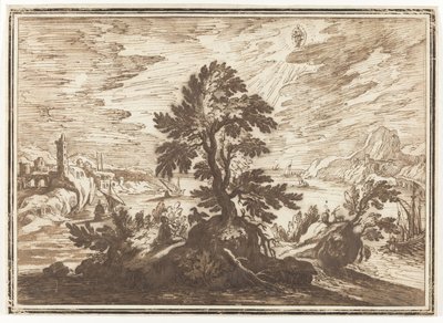 John the Evangelist on Patmos by Lodewijk Toeput