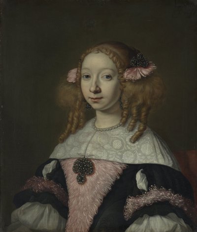 Adriana Jacobusdr Hinlopen (1646-1736), Wife of Johannes Wijbrants by Lodewijk van der Helst