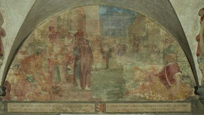 St. Antoninus Raises a Youth of the Filicaia Family from the Dead by Lodovico Buti