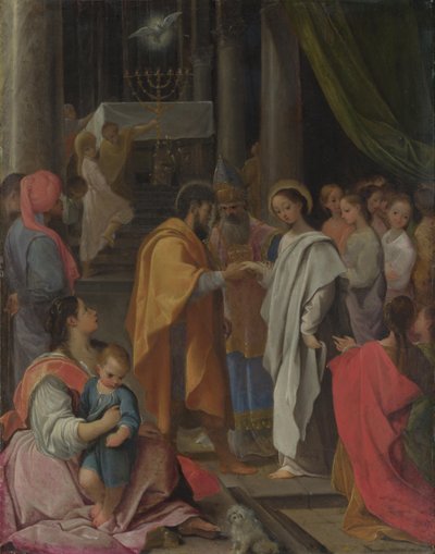 The Marriage of Mary and Joseph by Lodovico Carracci