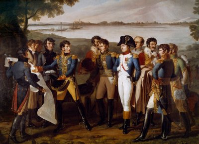 Napoleon I Ordered to Lay a Bridge Over the Danube at Ebersdorf by Lodovico Venuti