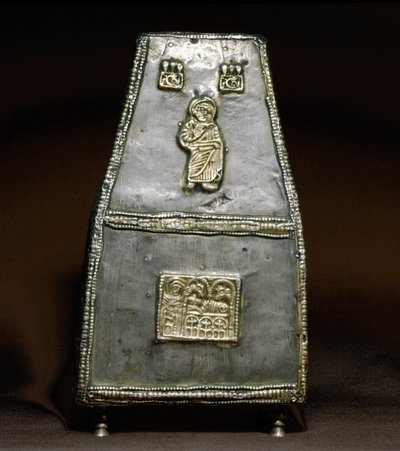 Barbarian Art of Lombardy: Silver reliquary box by Lombard School
