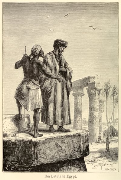 Ibn Battuta in Egypt by Léon (after) Benett