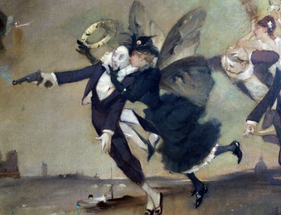 Parce Domine (detail) by Léon Adolphe Willette