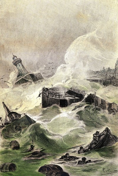 Illustration of Jules Verne