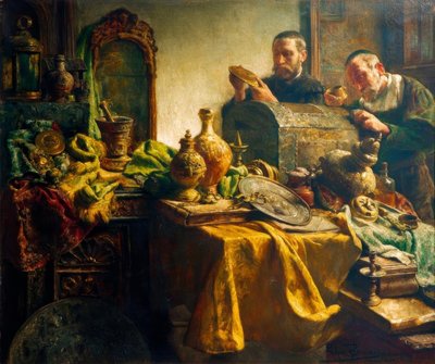 Visit to the Art Dealer by Léon Brunin de Meutter