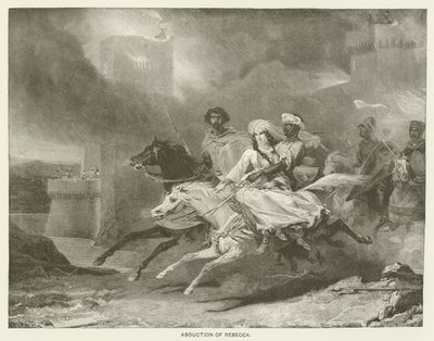 Abduction of Rebecca by Léon Cogniet