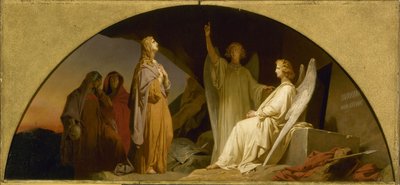 Sketch for the Eglise de la Madeleine: Sainte Madeleine at the Sepulchre by Léon Cogniet