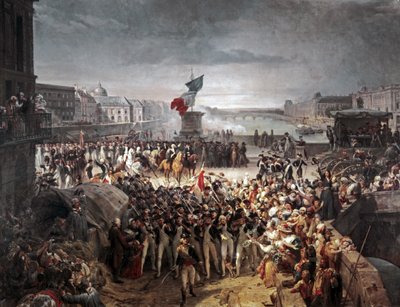 The Paris National Guard Joins the Army, Sept. 1792 by Léon Cogniet
