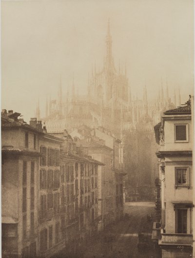 Cathedral from Corso Francesco, Milan by Léon Gérard