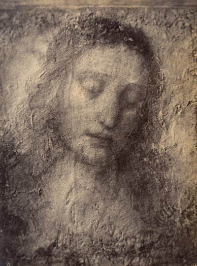 Copy of the head of Christ from Leonardo da Vinci