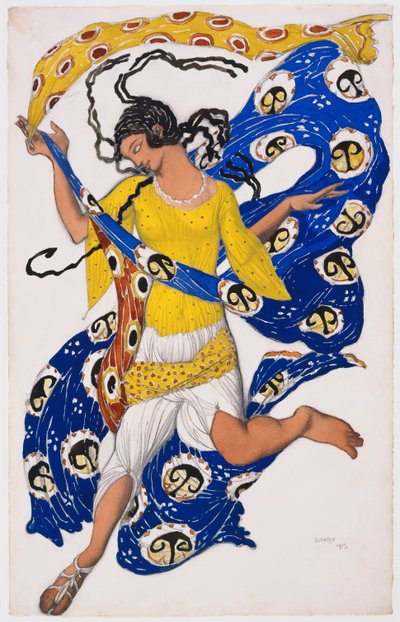 The Butterfly (Costume Design for Anna Pavlova) by Léon Nikolaievitch Bakst