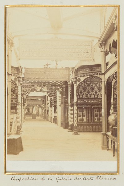 Perspective of the Gallery of Liberal Arts by Léon and Lévy