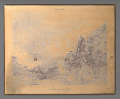 Landscape in Switzerland by Léopold Desbrosses