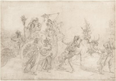 Pilgrims Returning from the Feast Day of the Madonna dell