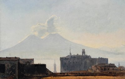 View of Naples with Vesuvius by Léopold Robert