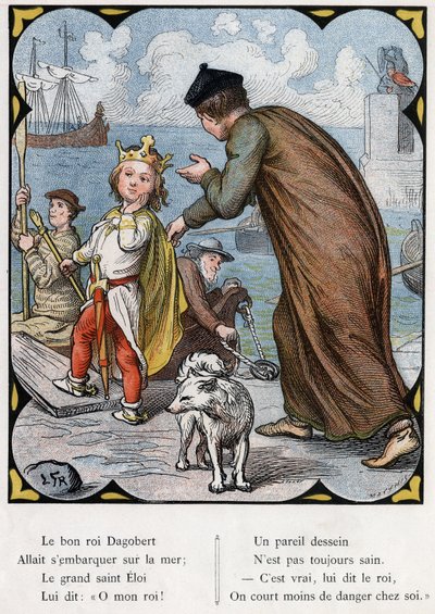 Illustration by Lorenz Frolich (1820-1908) for the popular song 