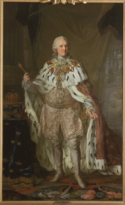 Portrait of Adolph Frederick, King of Sweden by Lorens the Younger Pasch