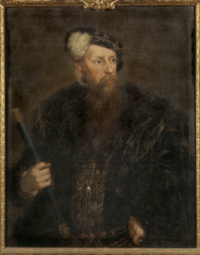 Portrait of King Gustav I of Sweden (1496-1560) by Lorens the Younger Pasch