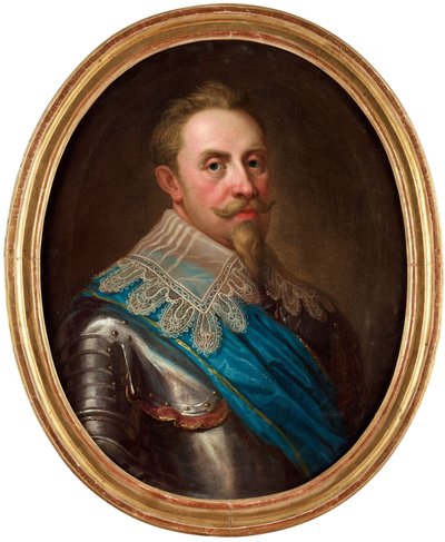 Portrait of Gustavus Adolphus of Sweden by Lorens the Younger Pasch