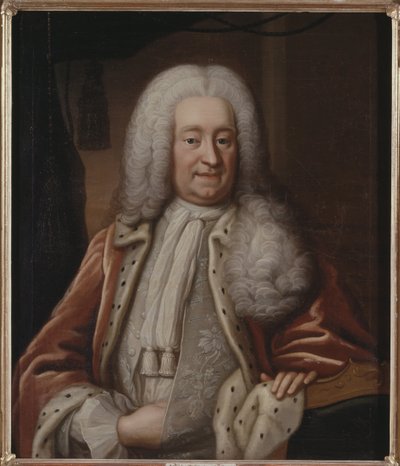 Portrait of Count Carl Gyllenborg by Lorentz the elder Pasch