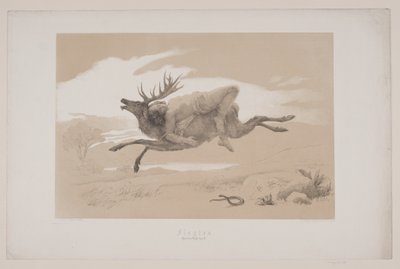 The Flight, Page 11, Illustration to Christian Winther