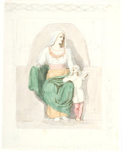 Frigga with Gersimi by Lorenz Frølich