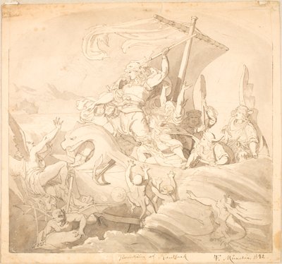 Frithiof at Sea by Lorenz Frølich