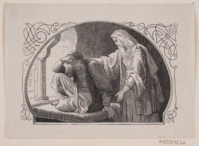 The Sheikh and His Daughter by Valdemar Thisted by Lorenz Frølich