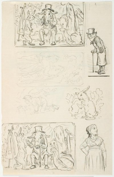 Seven Drafts, Including for H.C. Andersen