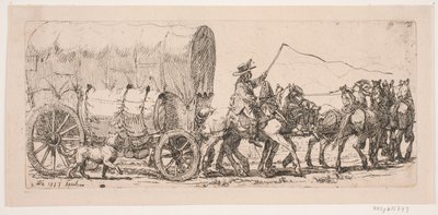 The Freight Wagon by Lorenz Frølich