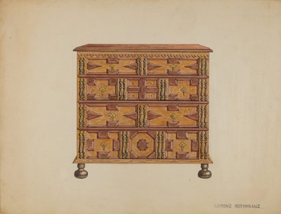 Chest of Drawers by Lorenz Rothkranz