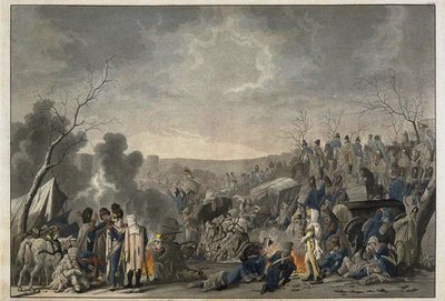 Retreat of the Grande Armée from Moscow in 1812 by Lorenz Rugendas