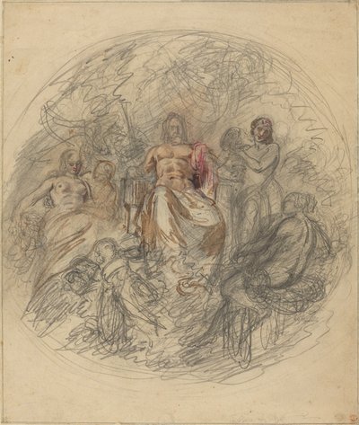 Study of Jove and Three Goddesses by Lorenzo Bartolini