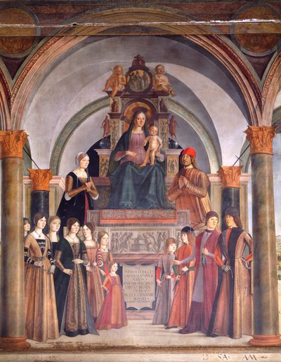 Madonna and Child with Angels by Lorenzo Costa