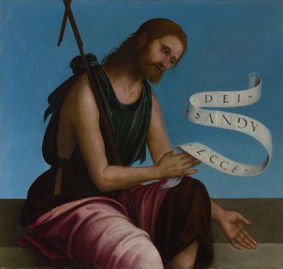 Saint John the Baptist High Altarpiece, Oratory of S. Pietro in Vincoli by Lorenzo Costa