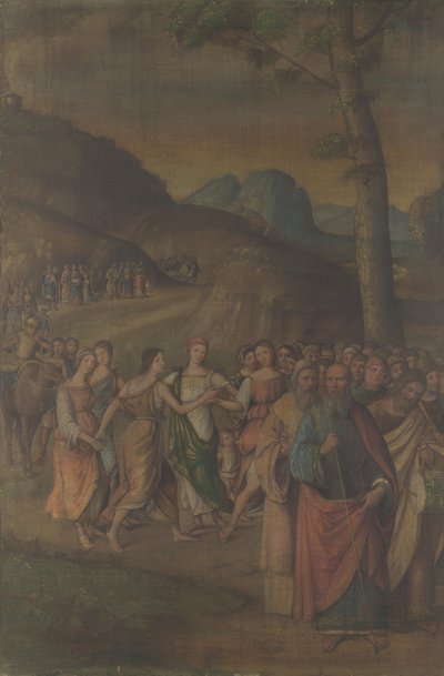 The Dance of Miriam from the Story of Moses by Lorenzo Costa