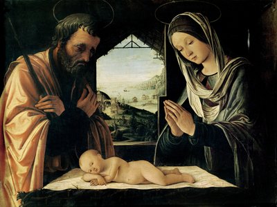 The Nativity, c.1490 by Lorenzo Costa