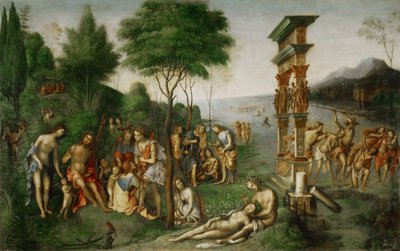 The Reign of Comus, Between 1506 and 1511 by Lorenzo Costa