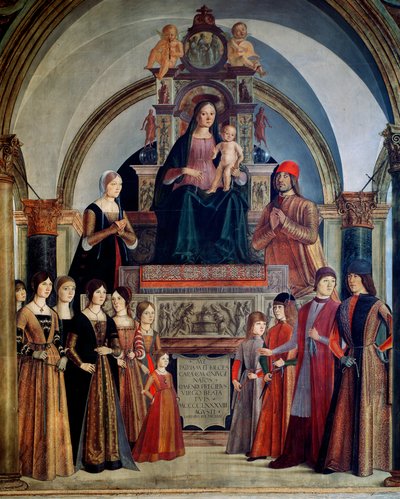 The Virgin of the Bentivoglio by Lorenzo Costa