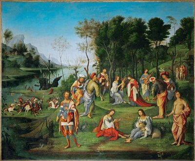 The Realm of the Muses by Lorenzo Costa