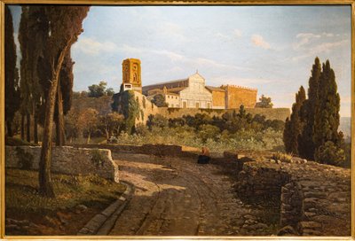View of the Church of St. Miniato al Monte by Lorenzo Gelati