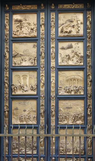 The Gates of Paradise in the Florence Baptistry (Copy) by Lorenzo Ghiberti