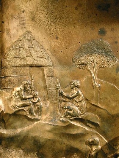 The Story of Cain and Abel (detail) by Lorenzo Ghiberti